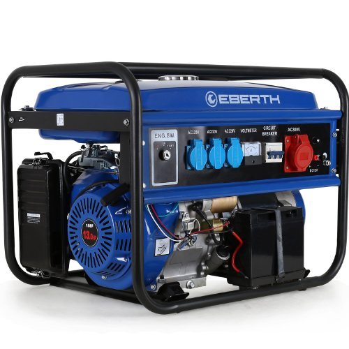 EBERTH 5500 Watt Stromerzeuger Notstromaggregat Stromaggregat Generator E-Start7