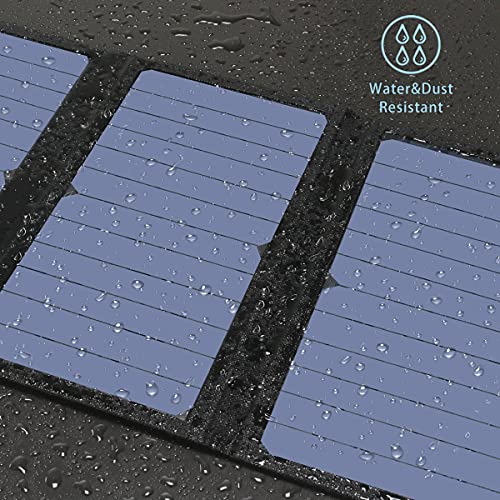 BigBlue Solarpanel mit digital Amperemeter und Reißverschluss