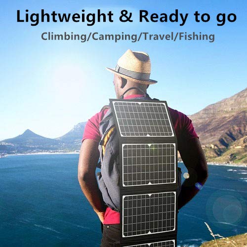 ELECAENTA monokristallinem Outdoor für Smartphone Handy Tablet Powerbank Kamera