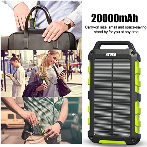 Powerbank Solar mit 2 Ausgängen USB C