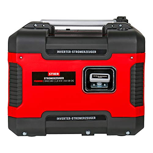 STIER Stromerzeuger Premium SNS-190 rot